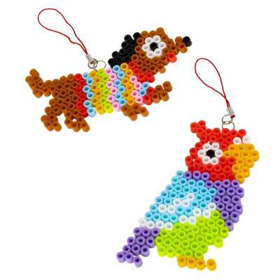 Термомозаика фигурки Питомцы, 2 фигурки-брелока, арт. ВВ5718, производитель Bondibon (Бондибон), ISBN 489-5-13605-995-6№ 7