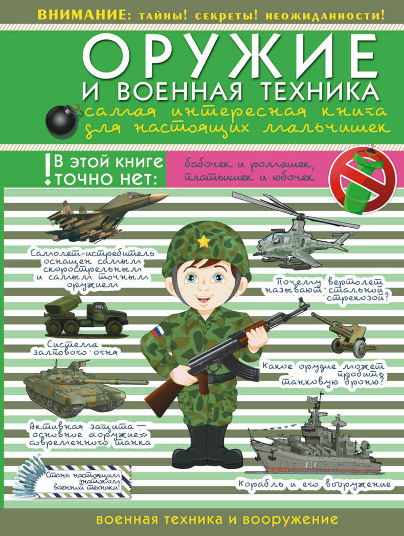 Оружие и военная техника: самая интересная книга для настоящих мальчишек. Ликсо В.В. Для настоящих мальчишек, производитель АСТ , ISBN 978-5-17095-805-4, № 1
