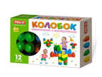 Конструктор Колобок 12 деталей, арт. 03002, производитель Стеллар, ISBN 460-7-03827-194-3, № 1