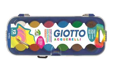 Giotto Сухая акварель в таблетках 12 цветов, арт. F331000/331000, производитель FILA S.p.A. (Фила), ISBN 800-0-82596-770-2№ 2