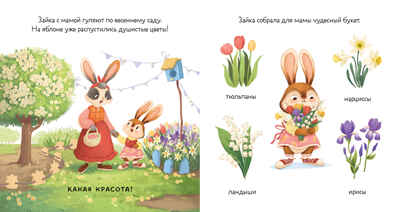 Книжки-картинки. Зайка и чудесная весна/Нет а., производитель Клевер (Clever) , ISBN 978-5-00252-178-4№ 6