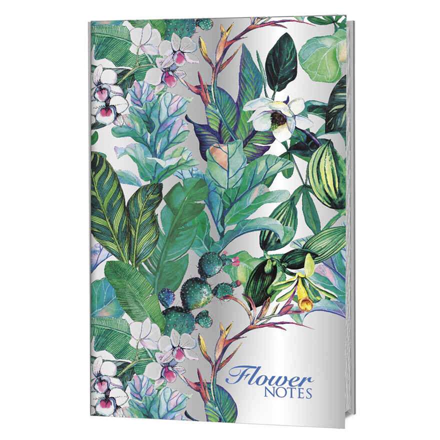 Блокнот голограмма Flower Notes (синий), производитель Контэнт, ISBN 978-5-00141-023-2, № 1