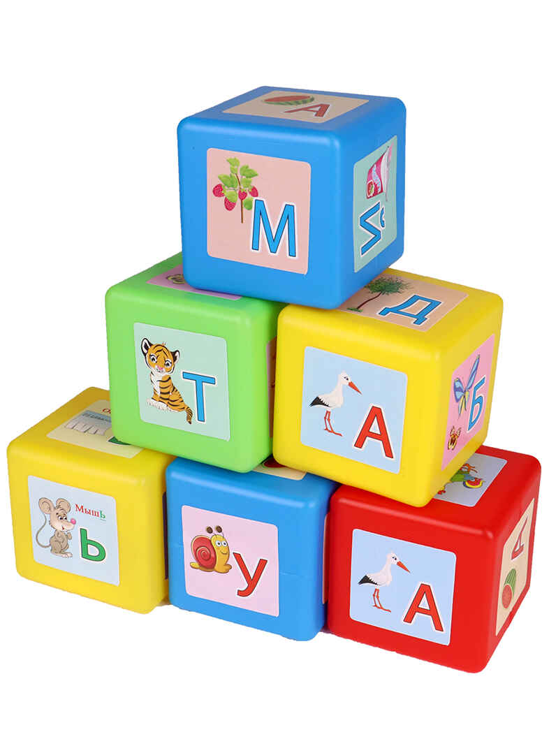 Кубики выдувные с картинками. 9 шт. Азбука, арт. К09-0823, производитель Рыжий кот, ISBN 466-5-29540-823-6, № 4