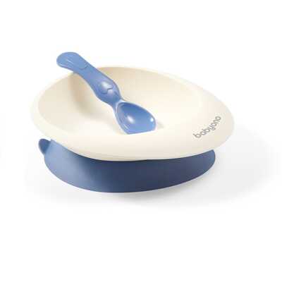 Тарелочка на присоске с ложечкой, производитель Babyono, ISBN 590-1-43541-293-0№ 1