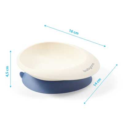 Тарелочка на присоске с ложечкой, производитель Babyono, ISBN 590-1-43541-293-0№ 4