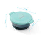 Тарелочка на присоске с дополнительной крышкой для закусок 300 мл, производитель Babyono, ISBN 590-1-43541-294-7, № 5