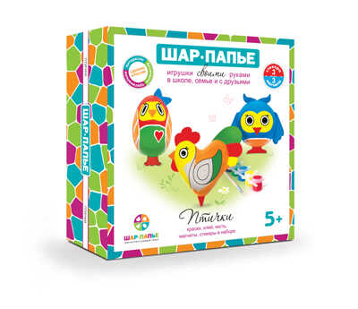 Шар-папье Набор Магнит. Птички, арт. В01695, производитель ШАР-ПАПЬЕ, ISBN 462-0-76781-197-6№ 1