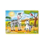 Мягкий пазл А5 "Зебры", производитель Я РАСТУ ТОЙЗ, ISBN 467-0-14980-820-9, № 2