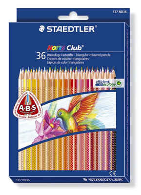 Карандаш цвет.NorisClub трехгр.наб.36цв,карт.кор, Staedtler, производитель Staedtler (Стайтлер), ISBN 400-7-81712-616-5№ 1
