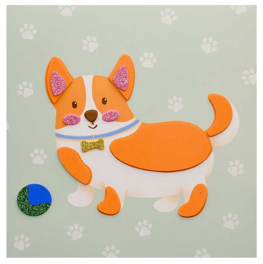 Аппликация мягкая ЭВА Корги, арт. АМПКМ-ДЖ, производитель ФАРМ, ISBN 460-2-72314-621-6, № 2