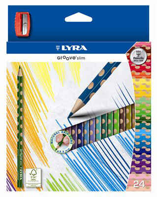 Наб.цв.кар. GROOVE SLIM 24 цв в карт. (6шт/кор), производитель FILA S.p.A. (Фила), ISBN 408-4-90020-243-2№ 1