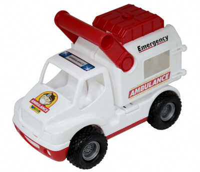 "КонсТрак - скорая помощь", автомобиль (в сеточке), производитель Полесье, ISBN 481-0-34401-049-0№ 1