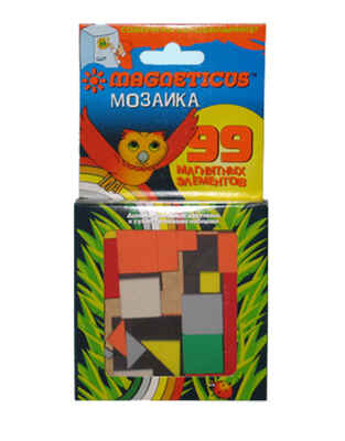 MAGNETICUS Мозаика  99 элементов &quot;Сова&quot; / 6 цветов, производитель Magneticus, ISBN 460-7-08196-034-4№ 1