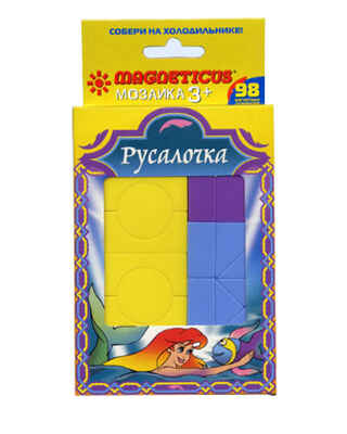 Magneticus Мозаика 3+ Русалочка, арт. MM-07BL, производитель Magneticus, ISBN 460-7-08196-040-5№ 1