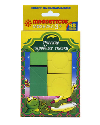 Magneticus Мозаика 3+ Русские народные сказки, арт. MM-08BL, производитель Magneticus, ISBN 460-7-08196-041-2, № 1