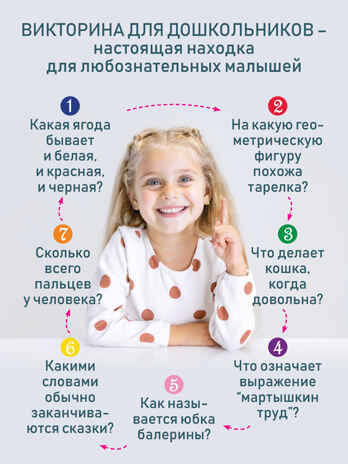 Игра-викторина для дошкольников, арт. 4543, производитель Дрофа-медиа, ISBN 463-0-19687-674-3№ 6