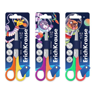 Ножницы FunCut Space Animals, 12.5 см., ассорти, арт. 39646, производитель ErichKrause® (Эрих Краузе), ISBN 404-1-48539-646-8№ 1