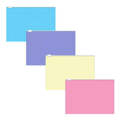 Zip-пакет пластиковый Диагональная пастель, C6, непрозрачный, ассорти, арт. 50340, производитель ErichKrause® (Эрих Краузе), ISBN 463-0-07462-581-4№ 1