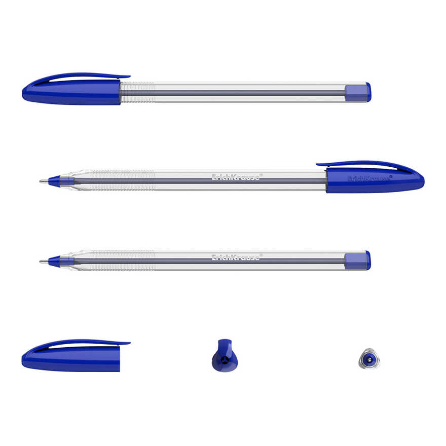 Ручка шариковая ErichKrause® U-108 Classic Stick 1.0, Ultra Glide Technology, цвет чернил синий, арт. 47569, производитель ErichKrause® (Эрих Краузе), ISBN 404-1-48547-569-9, № 2