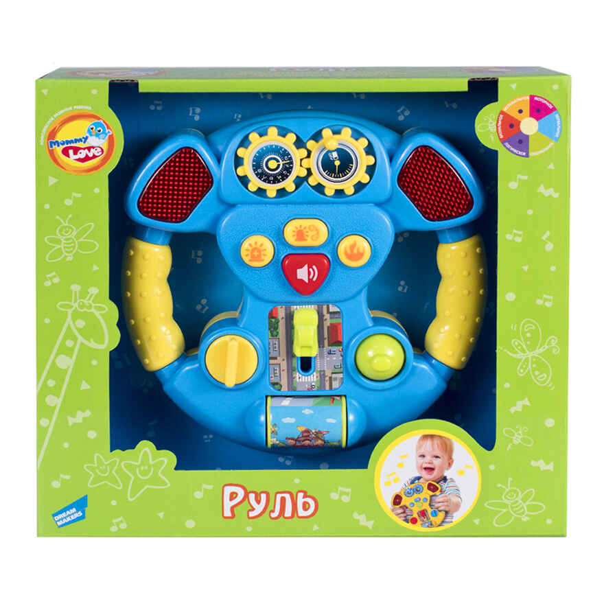 Игрушка музыкальная Руль, арт. 60095, производитель Dream Makers (Дрим Мейкерс), ISBN 481-2-50116-089-5, № 2