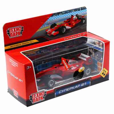 Суперкар Ф-1 красный, 14 см., арт. F1-14FR-S, производитель Симбат, ISBN 469-0-59019-968-8№ 1