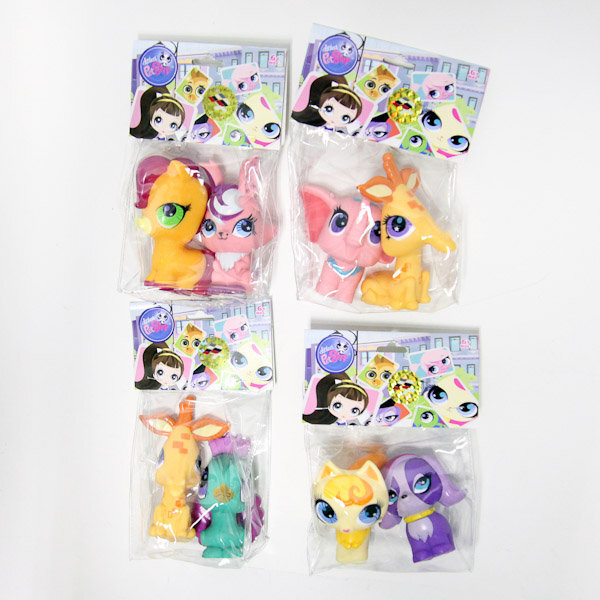 Набор из 2 игрушек для купания Pet shop в ассортименте, арт. 167R-PVC, производитель Симбат, ISBN 469-0-59005-175-7, № 1