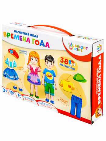 Времена года. Игра на магнитах, арт. ИН-2422, производитель Bright Kids, ISBN 466-5-30812-422-1№ 4