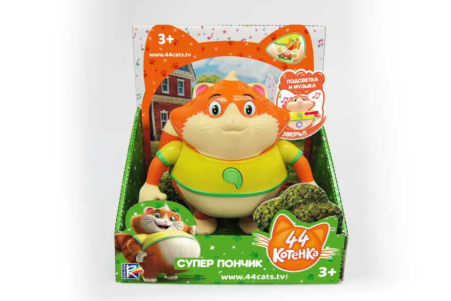 Музыкальная фигурка Пончик (15 см), арт. 34184, производитель TOY PLUS (FAR EAST) LIMITED, ISBN 489-4-38634-184-2, № 1