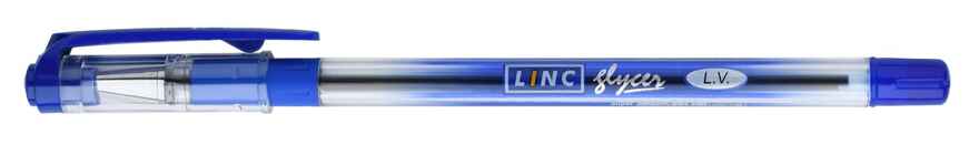 Ручка шариковая LINC Glycer 0,7 мм синяя резиновый грип, арт. 1300RF/blue, производитель Linc (Линк), ISBN 890-4-10683-483-0, № 3