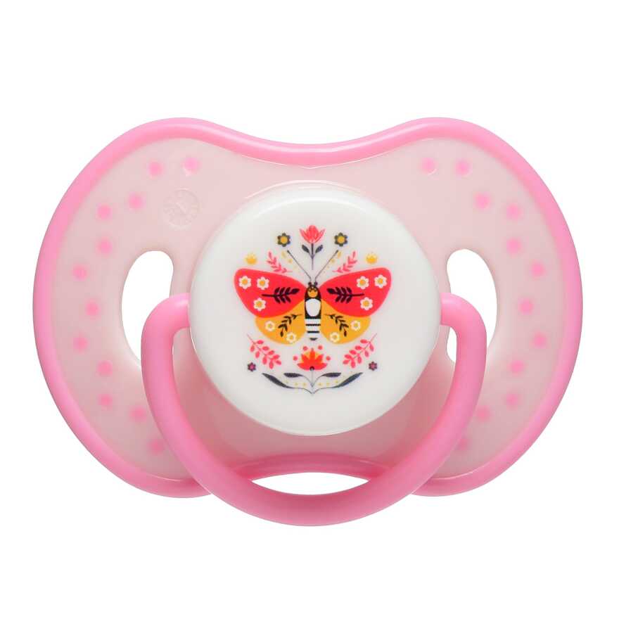 Пустышки Uviton в футляре симметричные Набор 2 шт 6-12 мес. БАБОЧКА Арт 0230/02, производитель Uviton, ISBN 465-7-78025-123-6, № 6