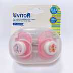 Пустышки Uviton в футляре симметричные Набор 2 шт 6-12 мес. БАБОЧКА Арт 0230/02, производитель Uviton, ISBN 465-7-78025-123-6, № 8