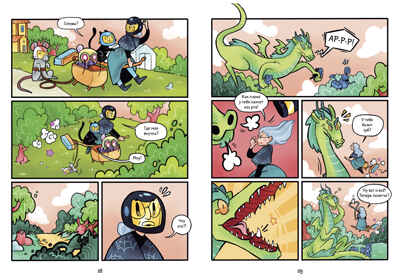 Комикс. Мяукис. Каникулы у бабушки-колдуньи, производитель Клевер (Clever) , ISBN 978-5-00252-332-0№ 2