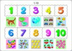 Мемо пазл Цифры  1 - 10, арт. 1220, производитель Татой, ISBN 460-4-66800-200-8, № 1