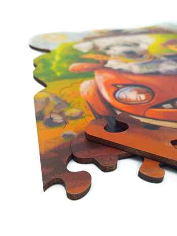 MIMI Puzzles Фигурный деревянный пазл BEST FRIENDS арт. 8418, производитель ТД БЭМБИ, ISBN 462-0-06536-278-1№ 3