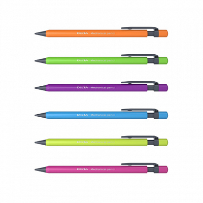 Карандаш механический Delta в наборе с 20 грифелями 0.5 мм, НВ , арт. 44427, производитель ErichKrause® (Эрих Краузе), ISBN 404-1-48544-427-5№ 2