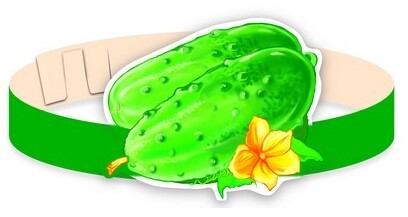 Маска-ободок. Огурец, производитель Сфера ТЦ , ISBN 463-0-11200-443-4, № 1