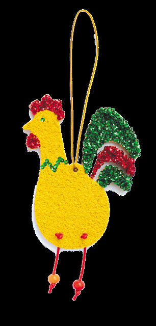 Набор для творчества "Ёлочное украшение Петух" (Sunta Lucia), арт.2085, производитель SANTA LUCIA (САНТА ЛЮЧИЯ), ISBN 462-0-02090-052-2, № 2