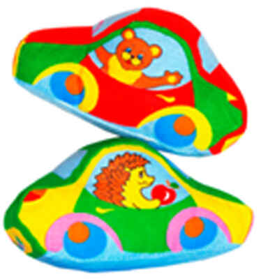 Машинка Веселые друзья (Мякиши), производитель Мякиши, ISBN 460-7-07049-155-2№ 1