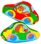 Машинка Веселые друзья (Мякиши), производитель Мякиши, ISBN 460-7-07049-155-2, № 1