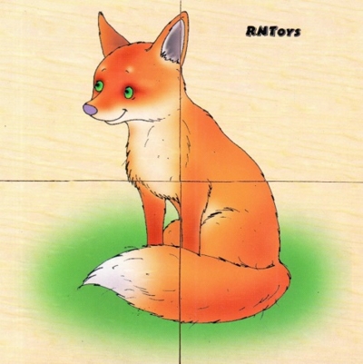 Лесные звери. Картинки разрезные, арт. Д-257, производитель RNToys (РНТойс), ISBN 260-0-00008-263-1№ 2