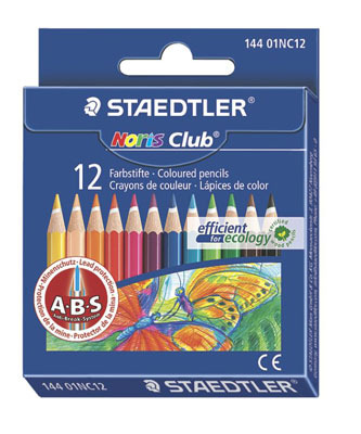Карандаш цвет. NorisClub144, наб.12 цв, дл. 88мм,карт.кор.STAEDTLER, производитель Staedtler (Стайтлер), ISBN 400-7-81714-372-8, № 1