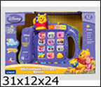 Игрушка развивающая Vtech обучающий телефон Винни на бат. свет+звук в рус. кор, производитель Vtech, ISBN 460-7-17922-917-9, № 1