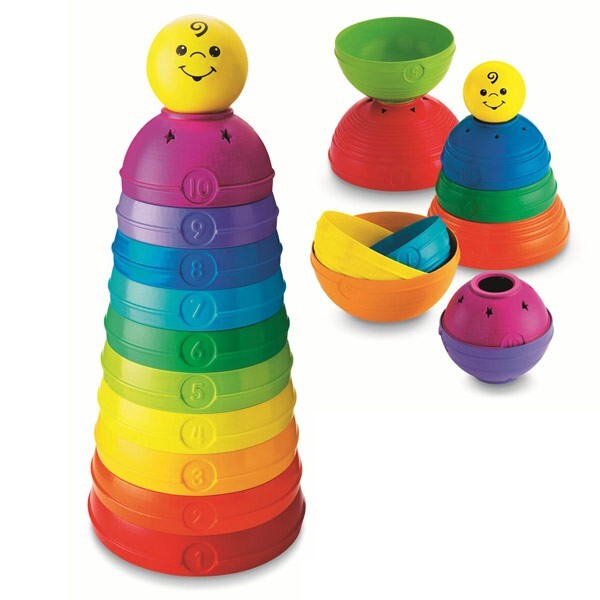 Mattel Fisher price развивающие стаканчики, арт. W4472, производитель Fisher-Price (Фишер Прайс), ISBN 74-6-77505-338-3, № 1