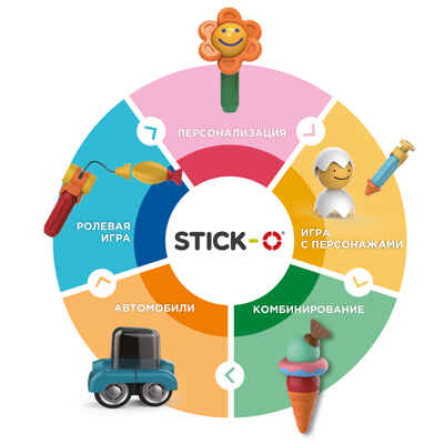 STICK-O City Set, арт. 902003, производитель Stick-O, ISBN 73-0-65890-203-5№ 7