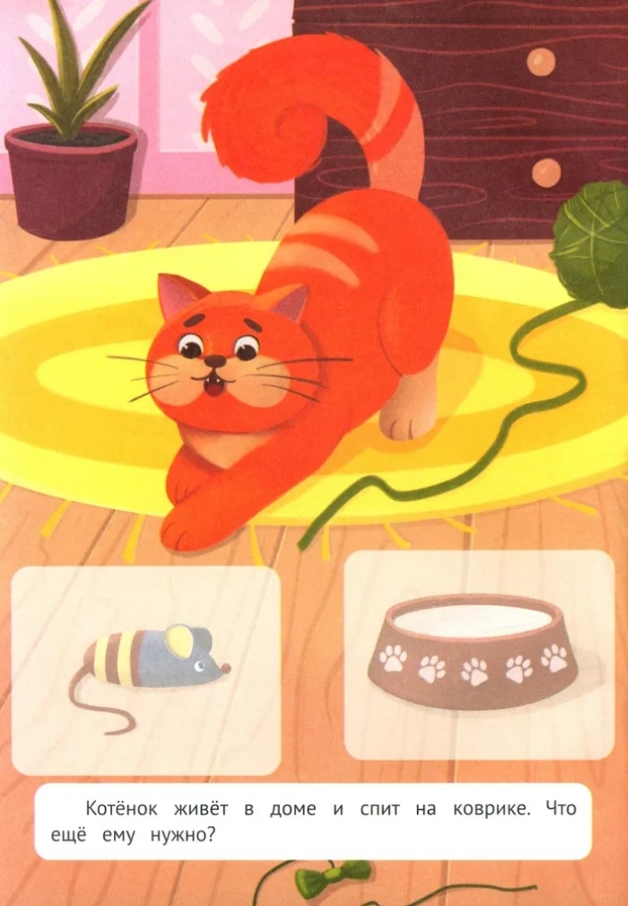 Любимые питомцы: книжка с наклейками. Кто живет в этом домике?, производитель «Феникс-Премьер», ISBN 978-5-22240-484-3, № 2