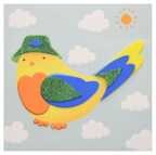 Аппликация мягкая ЭВА Каляка-Маляка ПТИЧКА 20х20 см, производитель ФАРМ, ISBN 460-2-72314-618-6, № 2