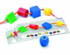 31783 НАБОР ОБУЧАЮЩИЙ СО ШНУРОВКОЙ И МОЗАИКОЙ ACTIVITY SHAPES В ЧЕМОДАНЧИКЕ, производитель Miniland (Минилэнд), ISBN 841-3-08231-783-6, № 2