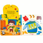 День малыша (3D+окошки+лабиринты). Первая книга малыша, производитель Malamalama (Маламалама), ISBN 978-5-00134-620-3, № 8