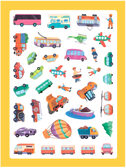 Стикерпаки. Коллекция наклеек Набор из 4х книг, производитель МОЗАИКА kids , ISBN 978-5-43154-237-4, № 11