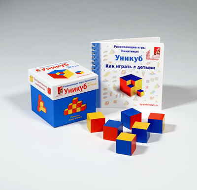 Игра Уникуб Новый дизайн, арт.008-1, производитель Ступеньки творчества, ISBN 465-5-29983-219-9№ 1